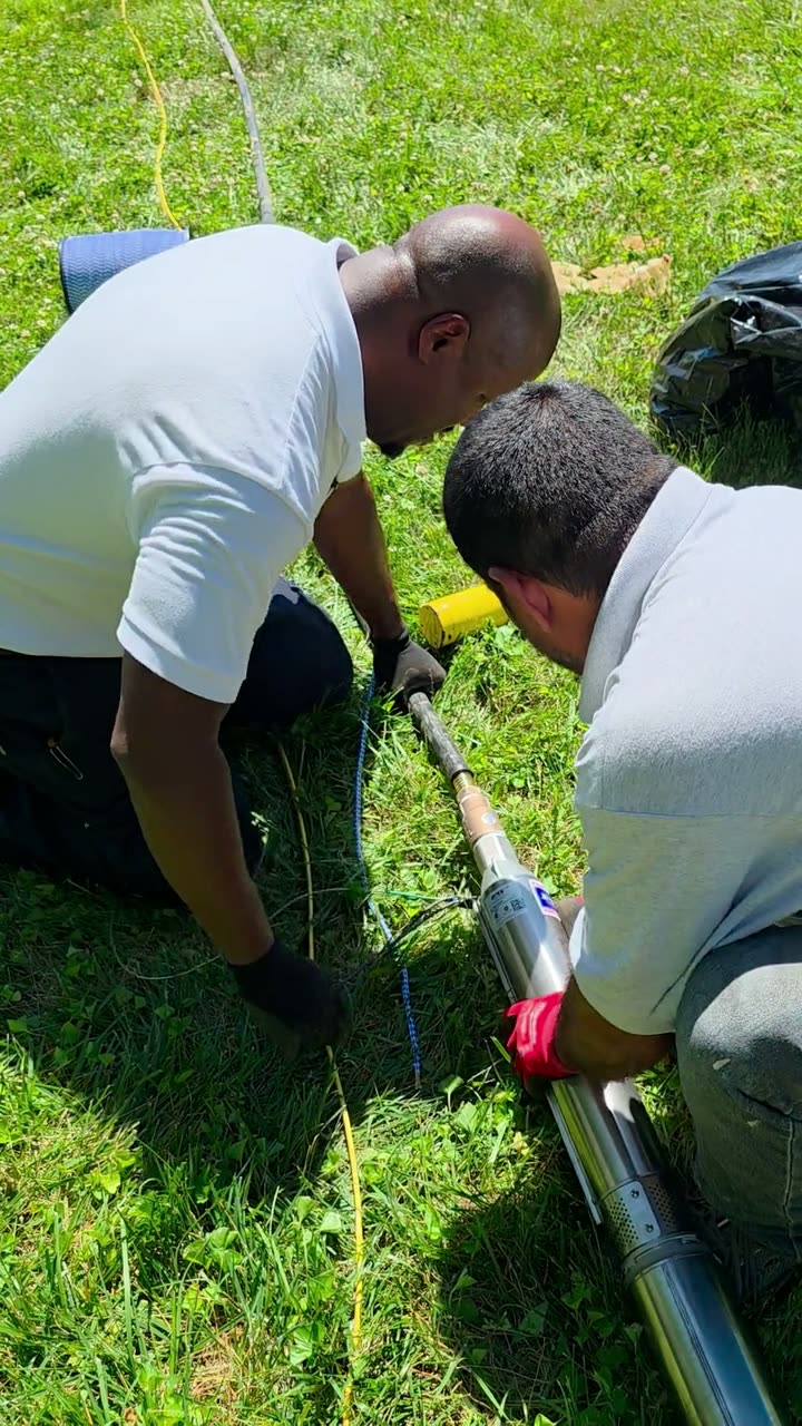 Plumbifi technicians working on a job