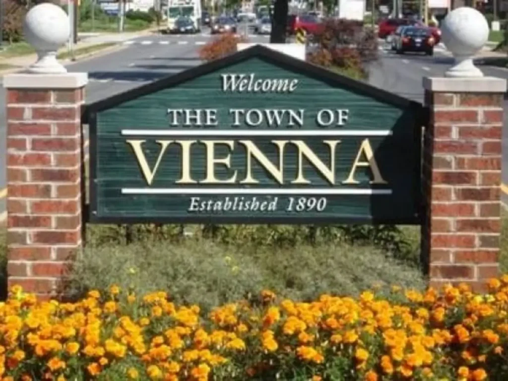 town of vienna sign board